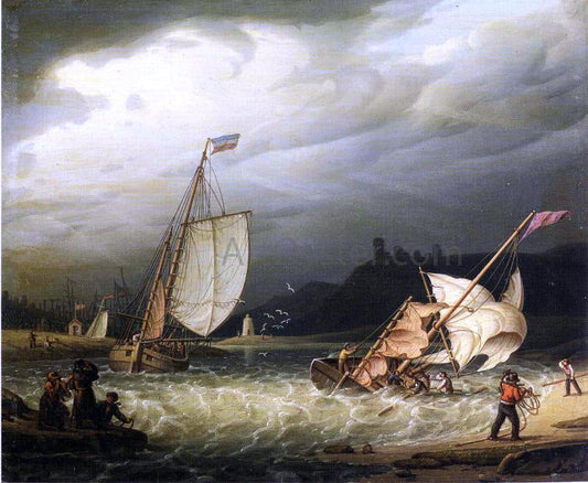  Robert Salmon The Sudden Squall - Canvas Print