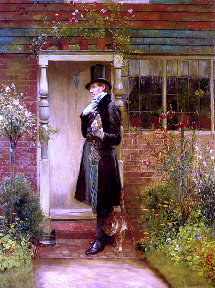  Walter Dendy Sadler The Suitor - Canvas Print