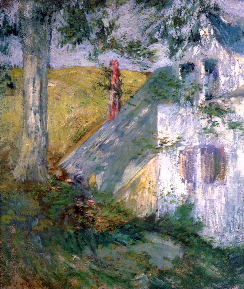  John Twachtman The Summer House - Canvas Print