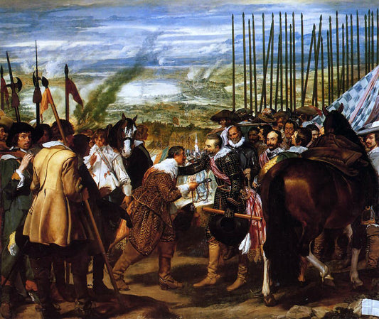  Diego Velazquez The Surrender of Breda (also known as The Lances) - Canvas Print