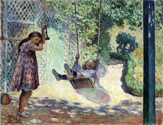  Henri Lebasque The Swing - Canvas Print