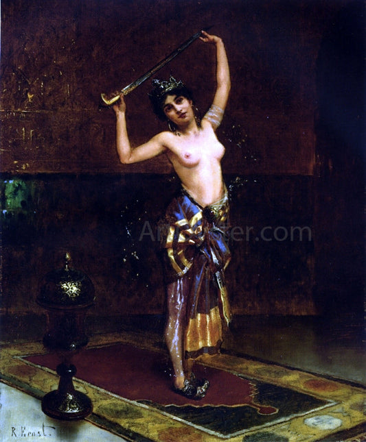  Rudolph Ernst The Sword Dancer (also known as The Dance of Salome) - Canvas Print