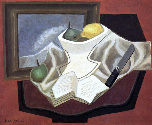  Juan Gris The Table in Front of the Picture - Canvas Print