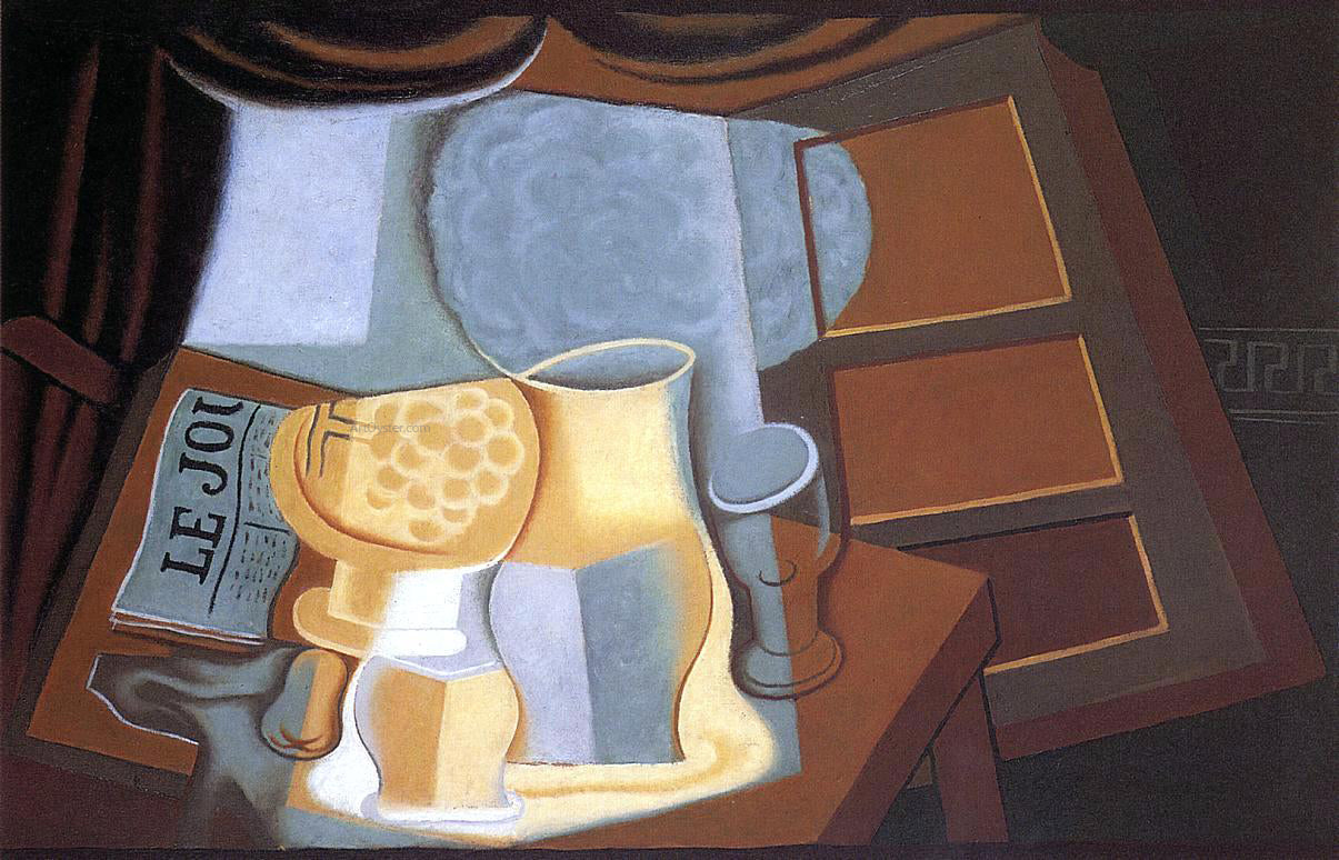  Juan Gris The Table in Front of the Window - Canvas Print