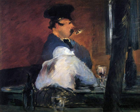  Edouard Manet The Tavern (also known as Open Air Cabaret) - Canvas Print