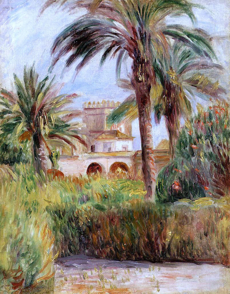  Pierre Auguste Renoir The Test Garden in Algiers - Canvas Print