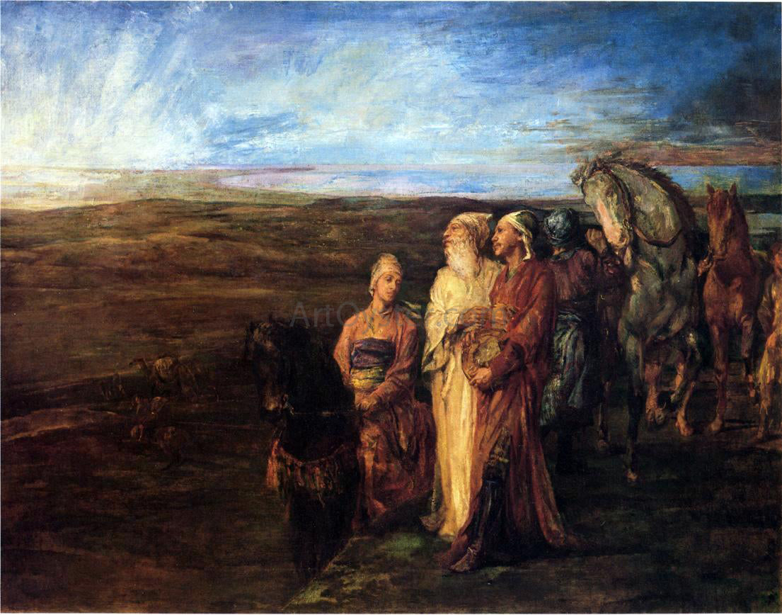  John La Farge The Three Wise Men (also known as Halt of the Wise Men) - Canvas Print