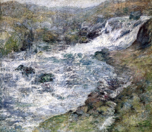  John Twachtman The Torrent - Canvas Print