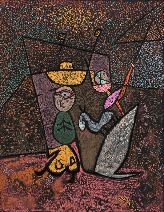  Paul Klee The Travelling Circus - Canvas Print