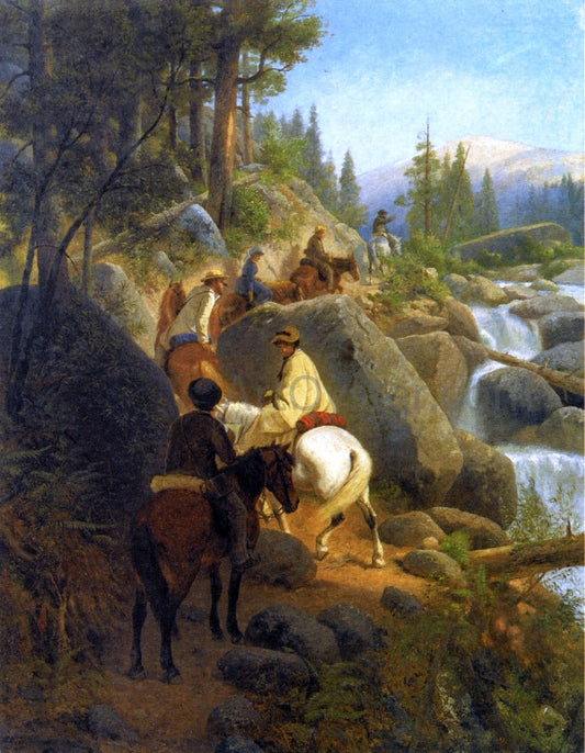  William Hahn The Trip to Glacier Point (also known as The Excursion Party) - Canvas Print