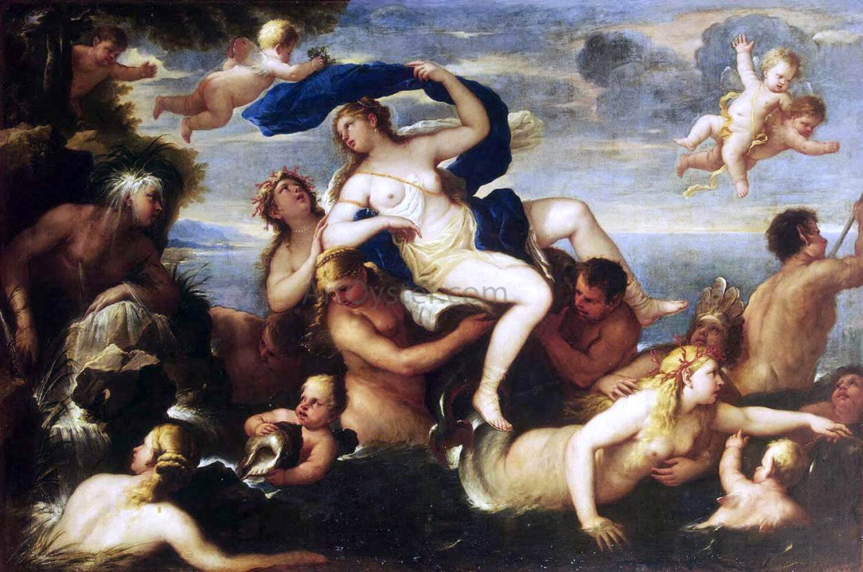  Luca Giordano The Triumph of Galatea - Canvas Print