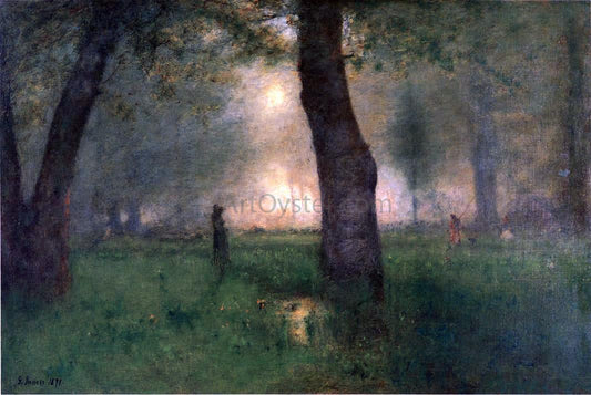  George Inness The Trout Brook - Canvas Print