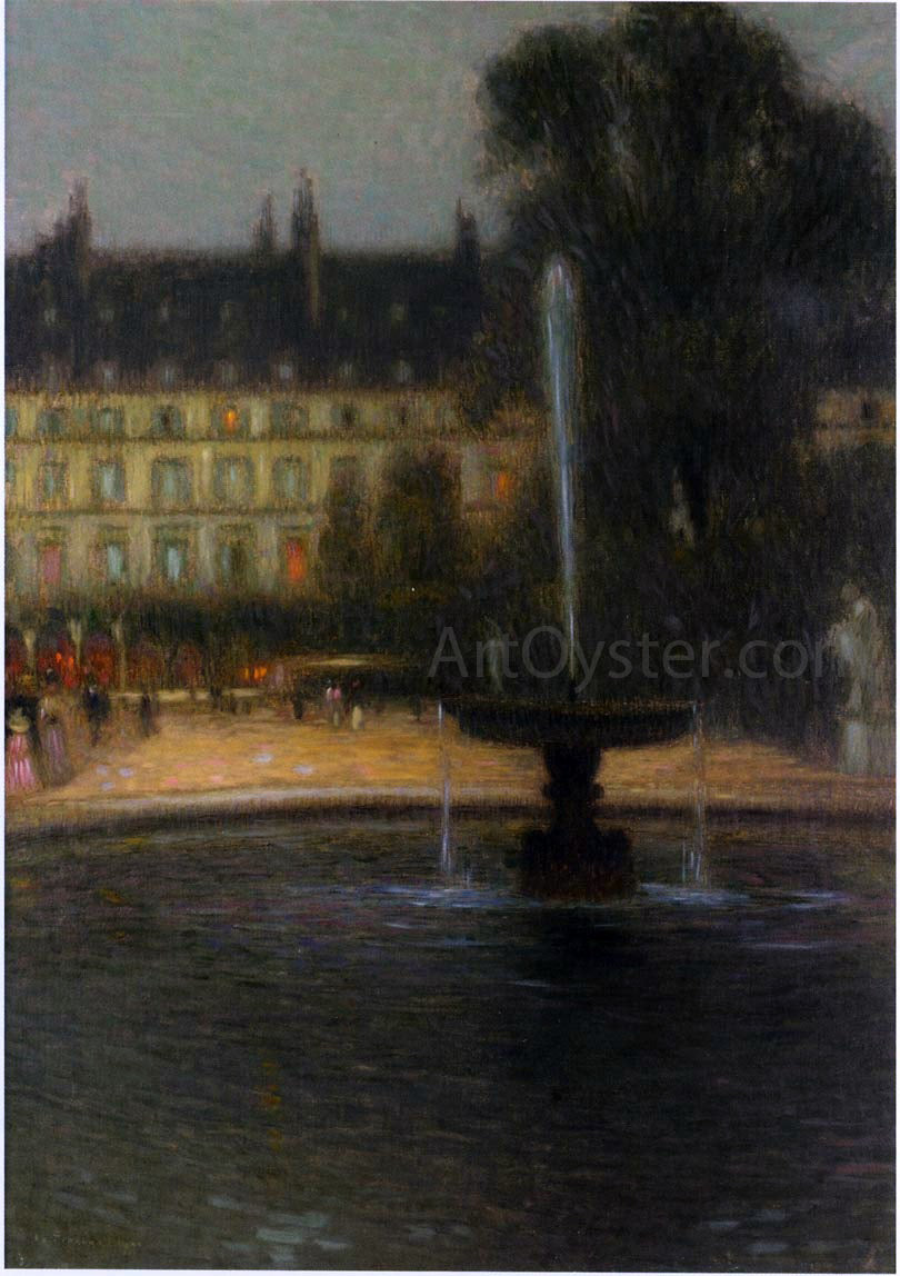  Henri Le Sidaner The Tuileries - Canvas Print