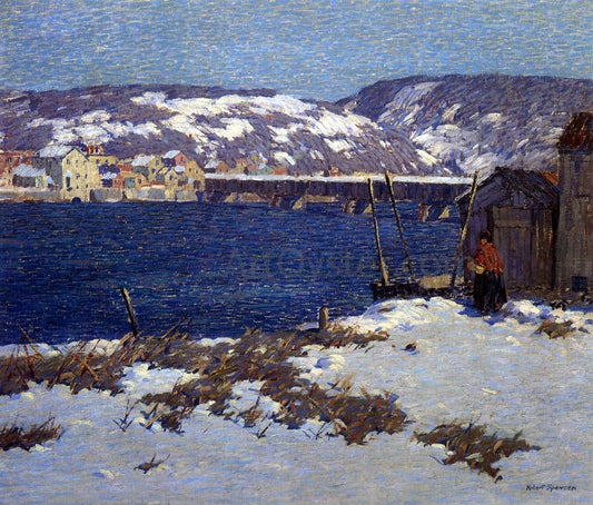  Robert Spencer The Two Shores - Canvas Print
