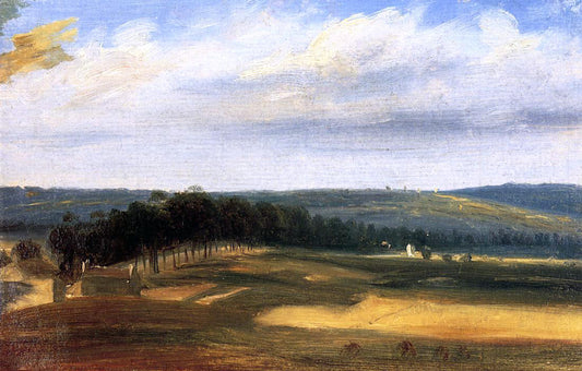  Theodore Rousseau The Vallee de la Bievre near Paris - Canvas Print