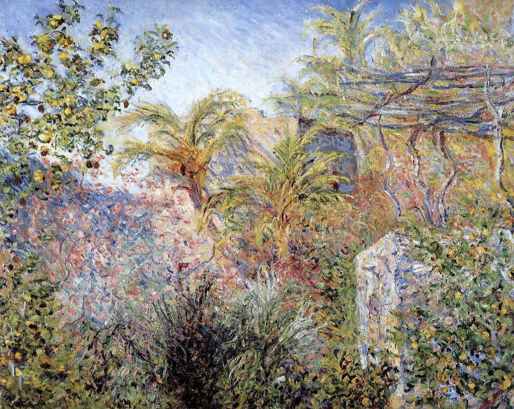  Claude Oscar Monet The Valley of Sasso, Bordighera - Canvas Print