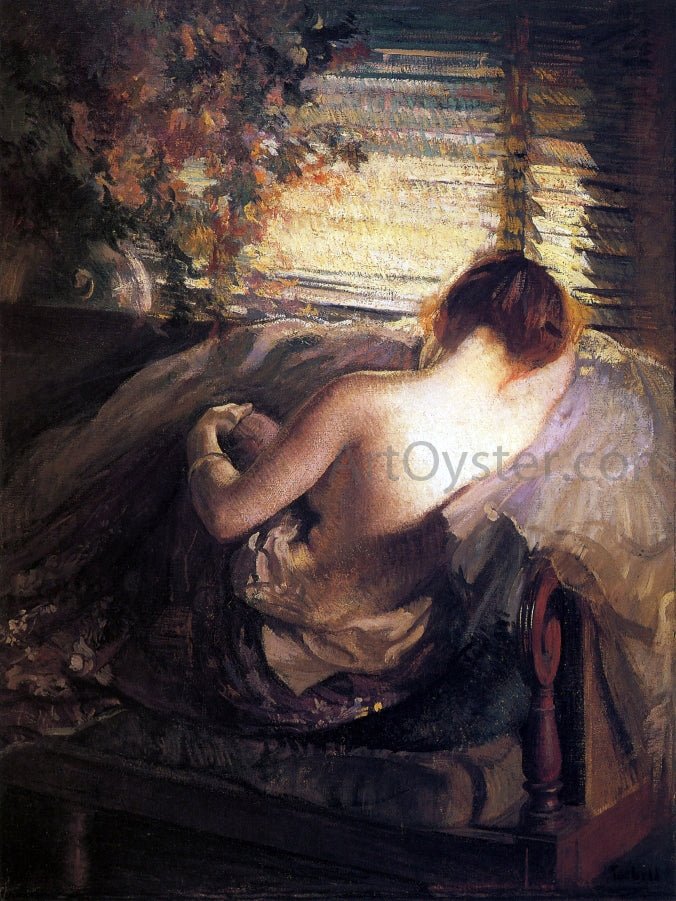  Edmund Tarbell The Venetian Blind - Canvas Print