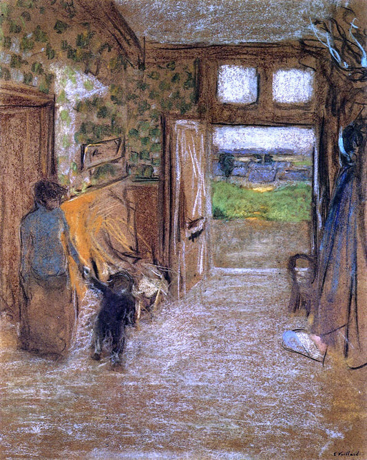  Edouard Vuillard The Vestibule at Saint-Jacut-de-la-mer - Canvas Print