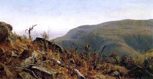  Sanford Robinson Gifford The View from South Mountain in the Catskills, A Sketch - Canvas Print