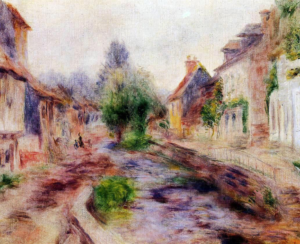  Pierre Auguste Renoir The Village - Canvas Print