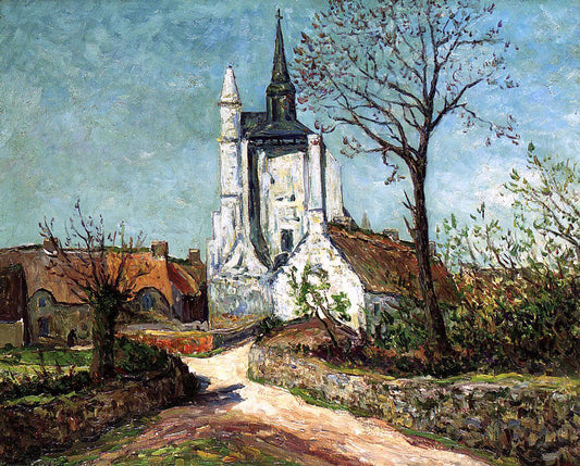  Maxime Maufra The Village and Chapel of Sainte-Avoye (also known as Morbihan) - Canvas Print