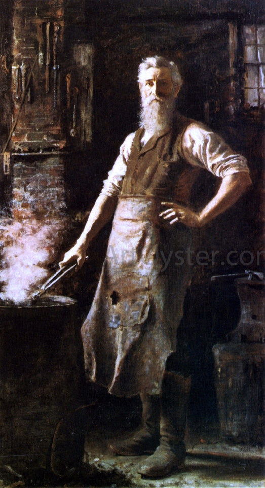  Thomas Hovenden The Village Blacksmith - Canvas Print