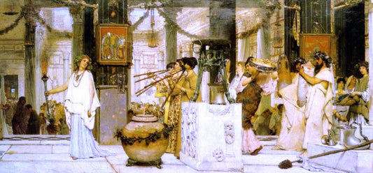  Sir Lawrence Alma-Tadema The Vintage Festival - Canvas Print
