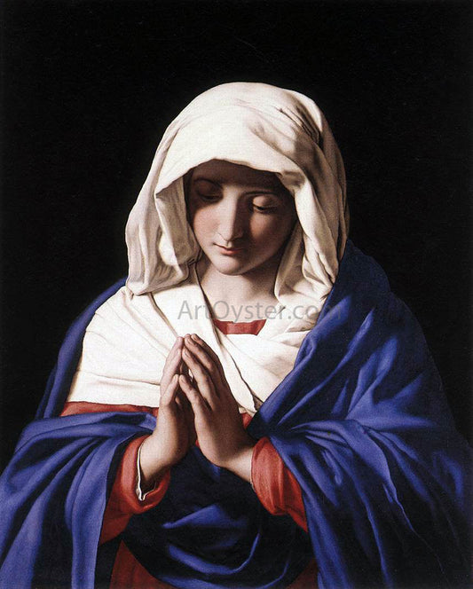  Sassoferrato The Virgin in Prayer - Canvas Print