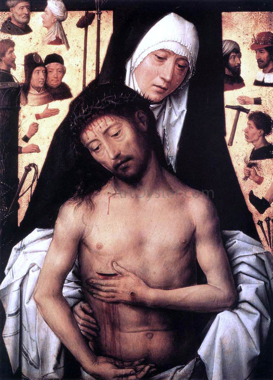  Hans Memling The Virgin Showing the Man of Sorrows - Canvas Print