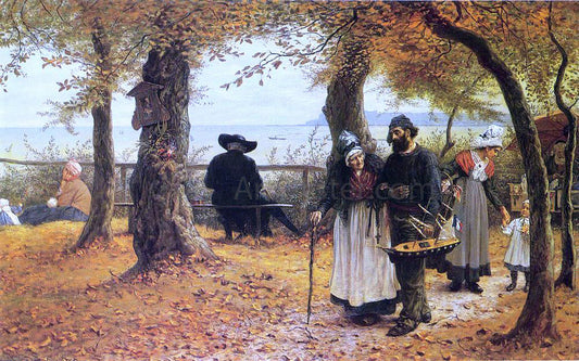  John William Hennessey The Votive Offering - Canvas Print