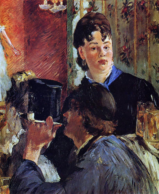  Edouard Manet The Waitress (also known as The Beer Serving Girl) - Canvas Print