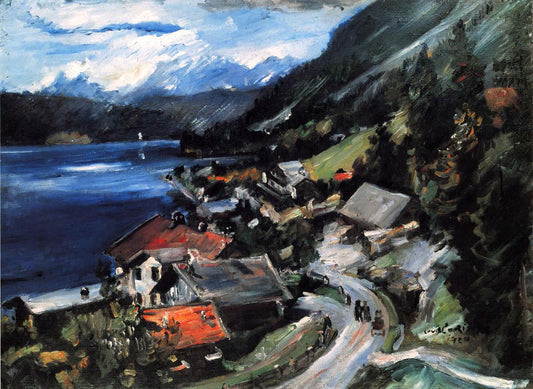  Lovis Corinth The Walchensee, Serpentine - Canvas Print