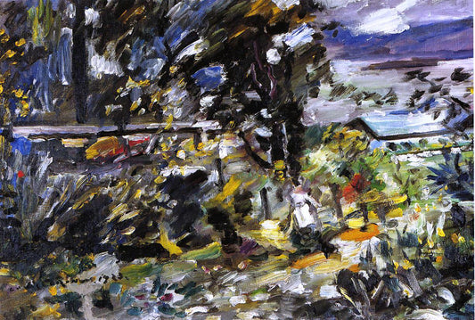  Lovis Corinth The Walchensee, "Silberweg" - Canvas Print