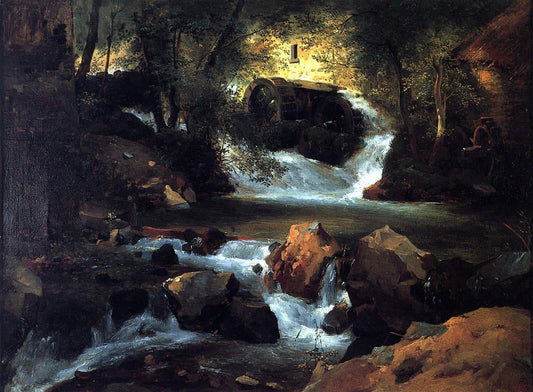  Henry Yeend King The Water Mill - Canvas Print
