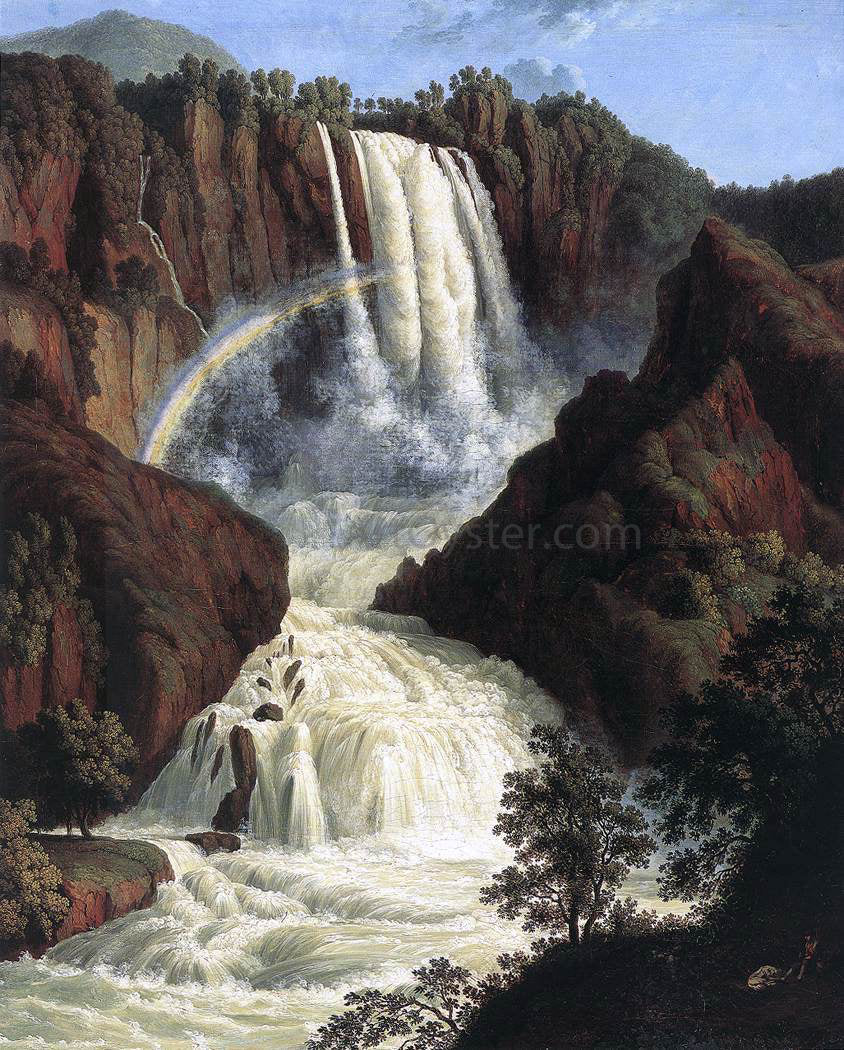  Jacob Philipp Hackert The Waterfalls at Terni - Canvas Print