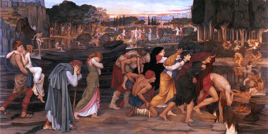  John Spencer Stanhope The Waters of Lethe by the Plains of Elysium - Canvas Print