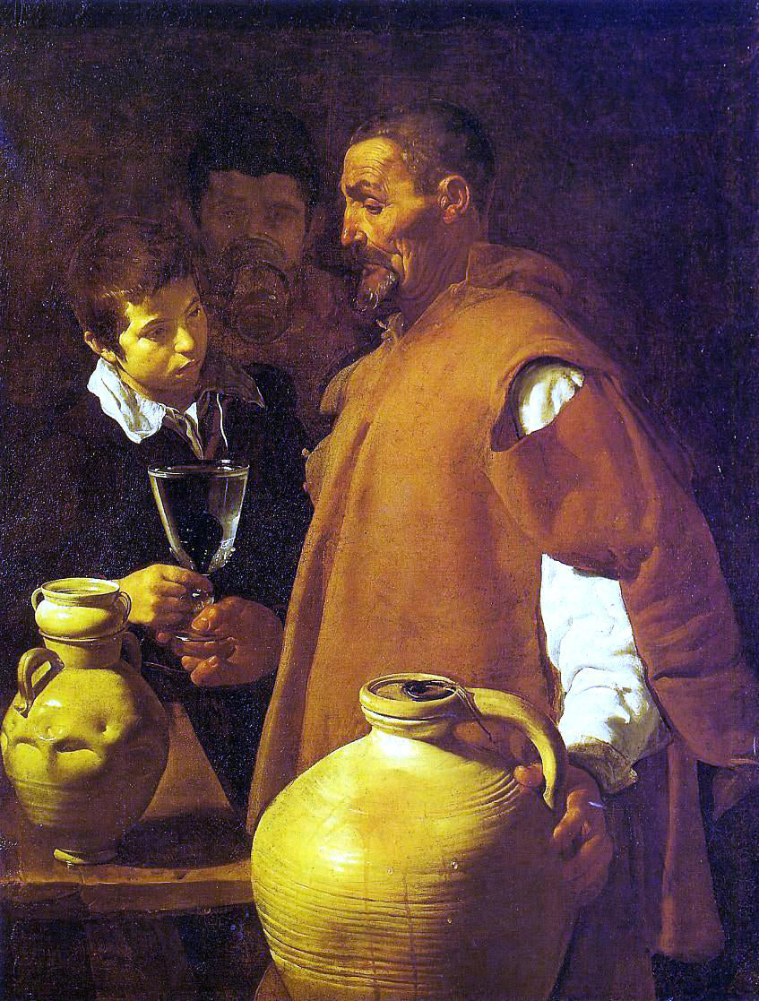  Diego Velazquez The Waterseller - Canvas Print