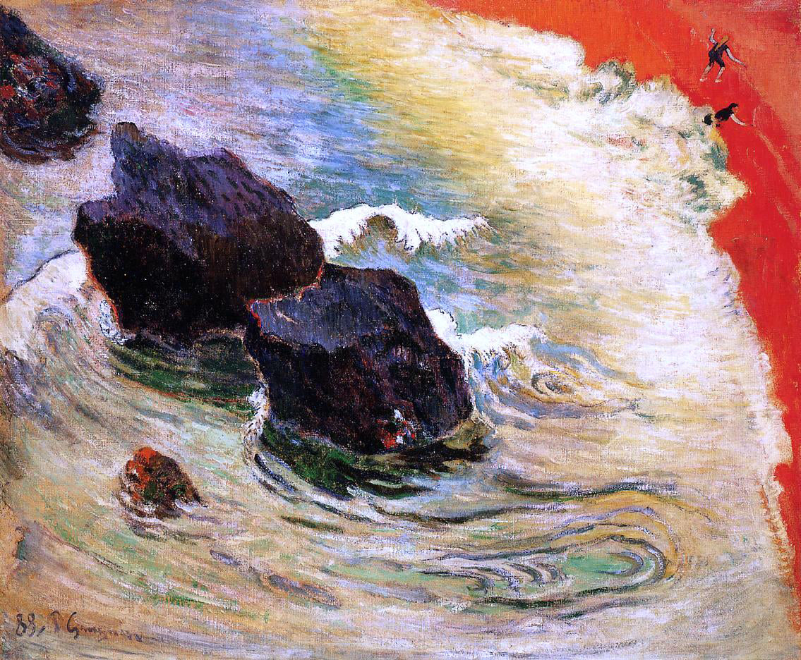  Paul Gauguin The Wave - Canvas Print