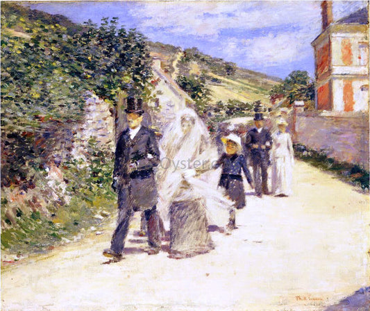  Theodore Robinson The Wedding March - Canvas Print