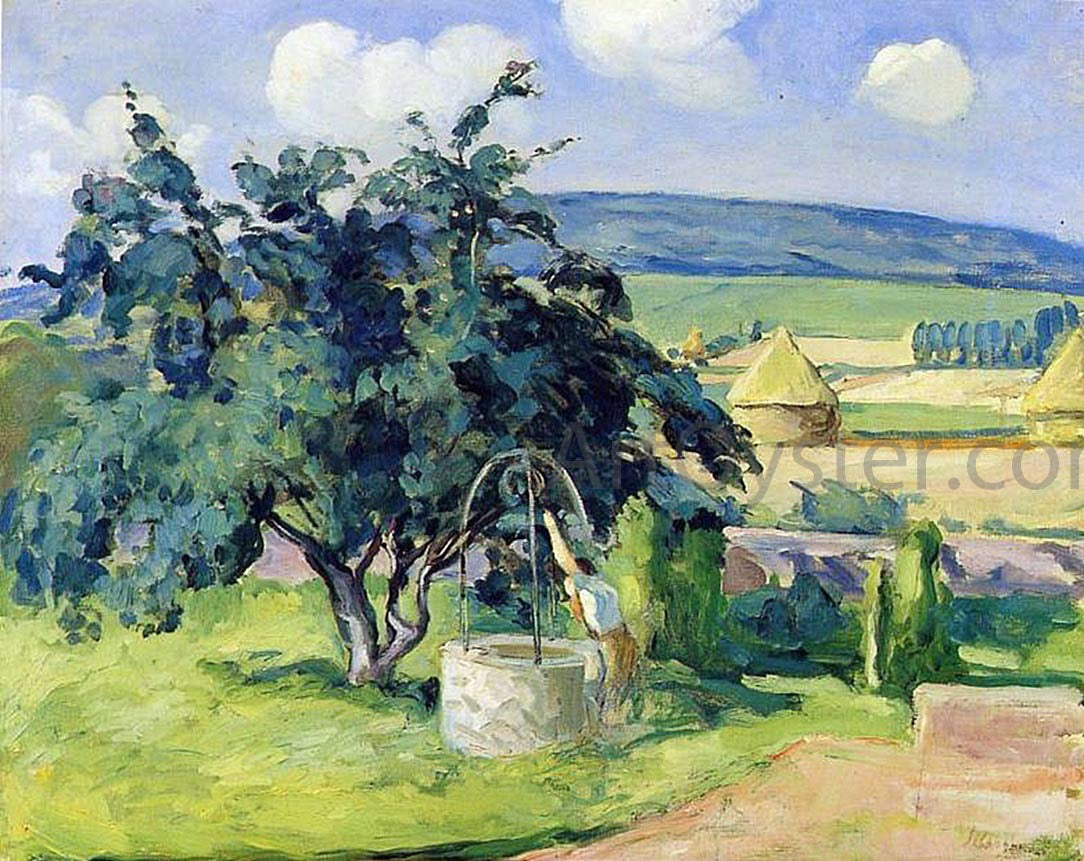  Henri Lebasque The Well - Canvas Print