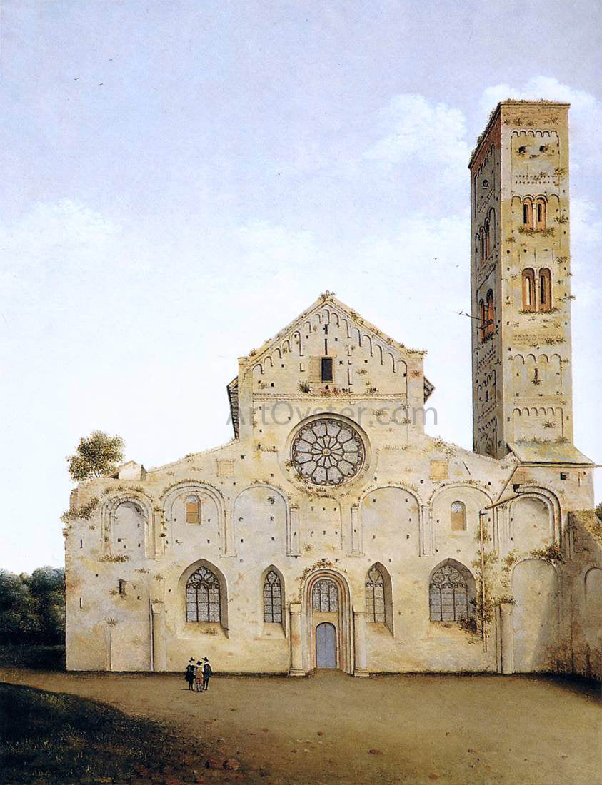  Pieter Jansz Saenredam The West Front of St Mary's Church, Utrecht - Canvas Print