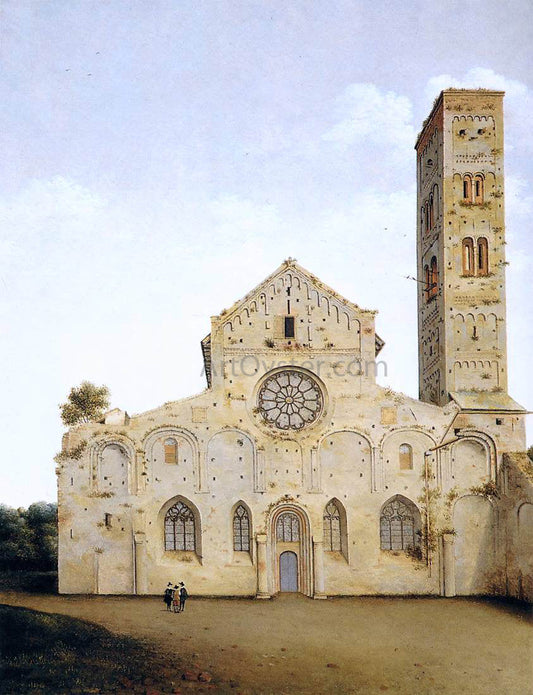  Pieter Jansz Saenredam The West Front of St Mary's Church, Utrecht - Canvas Print