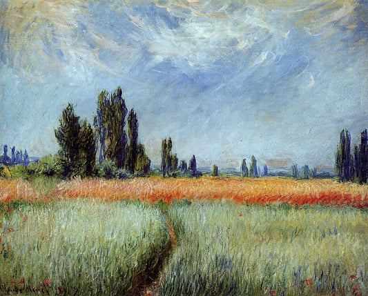  Claude Oscar Monet The Wheat Field - Canvas Print