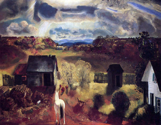  George Wesley Bellows The White Horse - Canvas Print