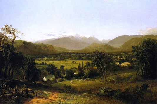  John Frederick Kensett The White Mountains (also known as Mount Washington from the Valley of Conway) - Canvas Print