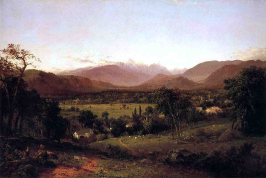  John Frederick Kensett The White Mountains - From North Conway - Canvas Print