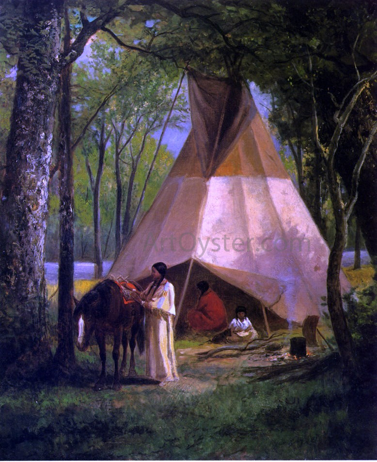  William De la Montagne Cary The Wigwam - Canvas Print