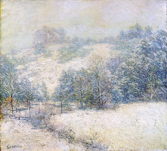  Willard Leroy Metcalf The Winter's Festival - Canvas Print