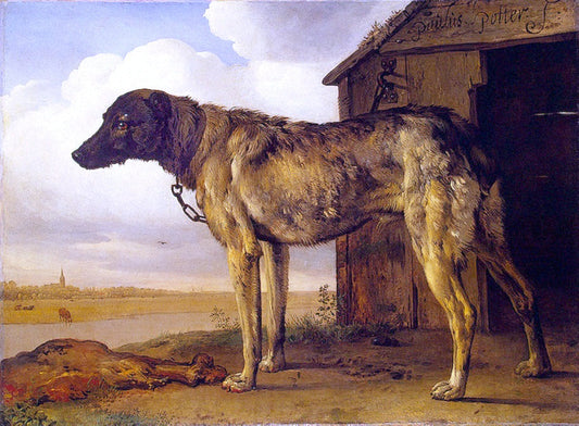  Paulus Potter The Wolf-Hound - Canvas Print