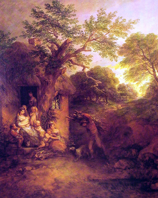  Thomas Gainsborough The Woodcutters' Return - Canvas Print